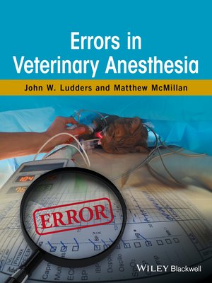 cover image of Errors in Veterinary Anesthesia